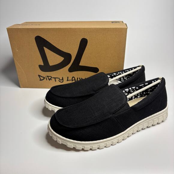 Dirty Laundry Hang On Canvas Sneaker in Black - Picture 1 of 9
